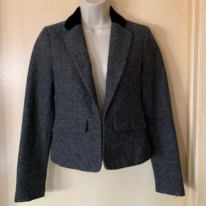 American Eagle Outfitters black and white tweed blazer size S/P